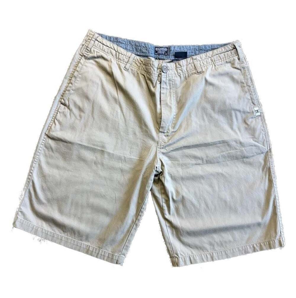 DC Shoes Men's Khaki Chino Flat Front Shorts